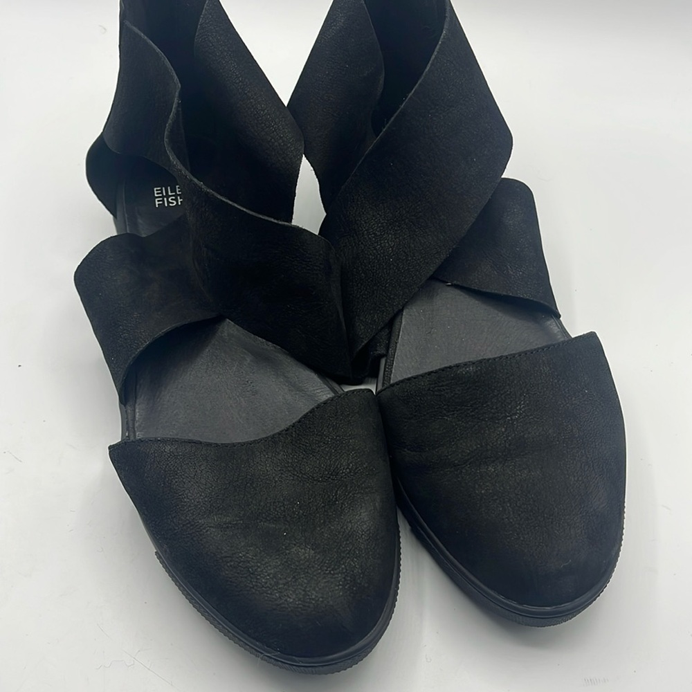 Eileen Fisher strappy leather shoes
